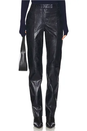 REMAIN PANTALON DE COSTUME SLIM LEATHER in .