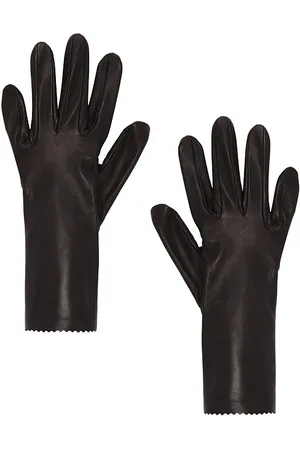Manokhi Short Leather Gloves in .