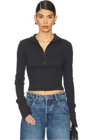 Free People PULL AVEC DEMI GLISSIÈRE WE THE FREE MIDNIGHT in .