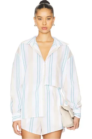 Bondi Born TOP CLASSIQUE AREZZO in White,Baby Blue.