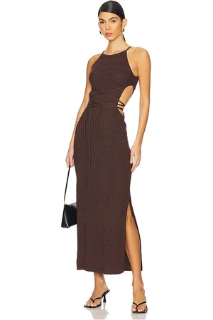 DEVON WINDSOR ROBE LONGUE À DÉCOUPES MONROE in .