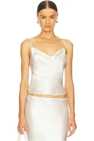 EAVES Haim Silk Cami Top in .