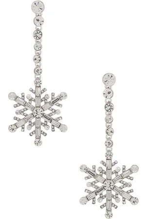Baublebar Snowflake Linear Drop Earring in .