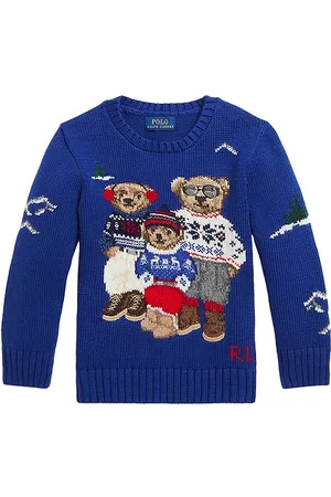 Ralph Lauren PULL EN LAINE BEAR FAMILY in .