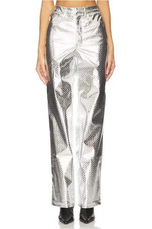 ROTATE PANTALON BRAIDED STRAIGHT in .