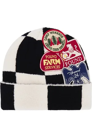 Found BONNET CHECK MULTI PATCH in Black,White.