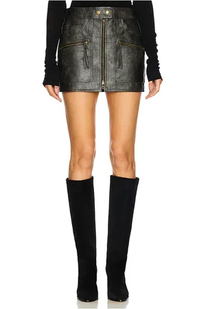 Isabel Marant JUPE COURTE IMITATION CUIR CLAUDINE in .