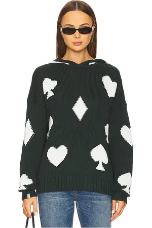 The Upside SWEAT À CAPUCHE ACE OF HEARTS ABBEY KNIT in .