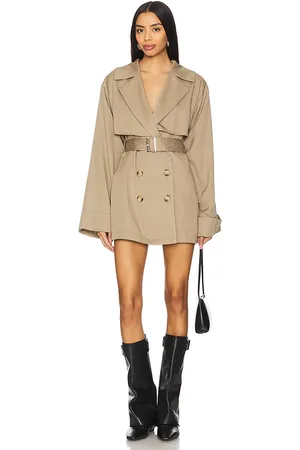 SNDYS Victoria Mini Trench Dress in .