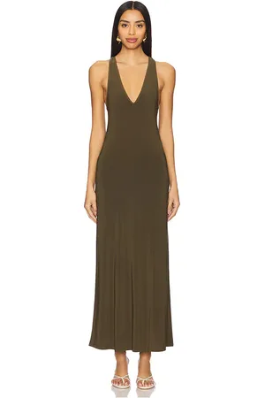 Bella Venice ROBE DÉBARDEUR LONGUE SCARLET in .