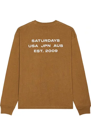 Saturdays NYC Max Weight Long Sleeve Tee in .