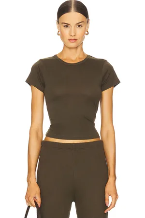 ÉTERNE Short Sleeve Baby Tee in .