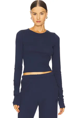 ÉTERNE Long Sleeve Baby Tee in .