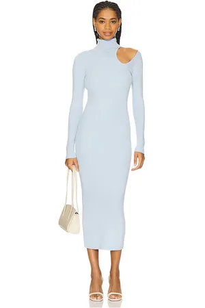 Bardot ROBE ASYMÉTRIQUE EN MAILLE OLESA in .