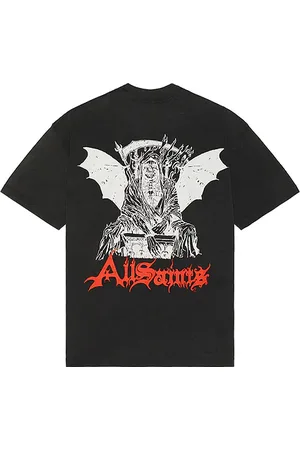 AllSaints Damienz Short Sleeve Crewneck T-Shirt in .