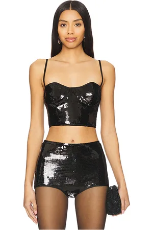 Kiki de Montparnasse SOUTIEN-GORGE BORD DENTELLE LARGE SEQUINS in .