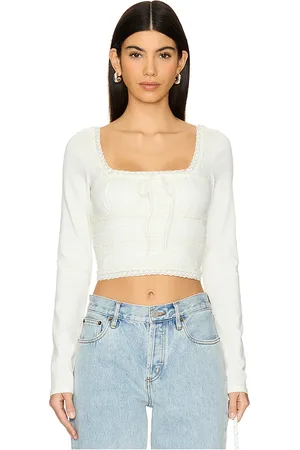 Free People Scarlet Smocked Long Sleeve in .