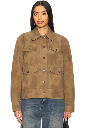 Free People BLOUSON IMITATION CUIR NIGHT RANCH in .