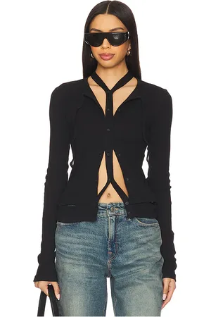 OTTOLINGER Double Closure Rib Cardigan in .