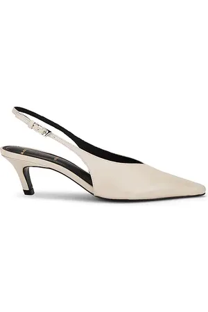 BLACK SUEDE STUDIO ESCARPIN-SANDALE LOU 50 in .