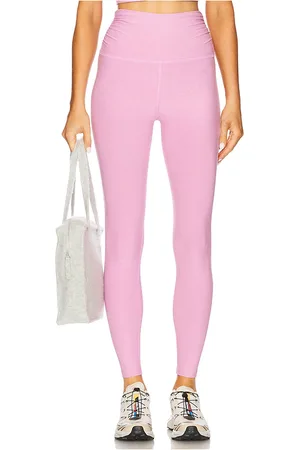 Beyond Yoga LEGGINGS SPACEDYE RAISE THE BARRE SHIRRED in .
