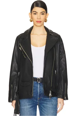 AllSaints BLOUSON MOTARD EN CUIR BILLIE in .