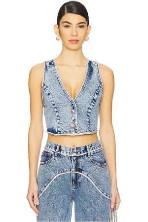 Retrofete GILET EN JEAN JORDI in .