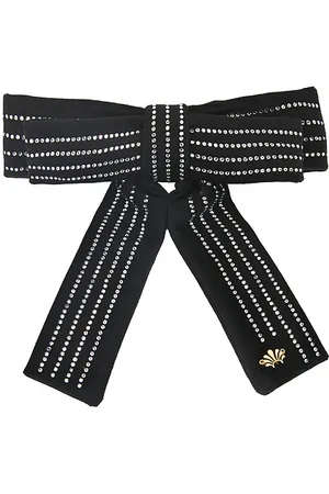 Lele Sadoughi BARRETTE NŒUD CRYSTAL PINSTRIPE ANTOINETTE in .