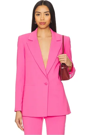 ALICE+OLIVIA VESTE DENNY NOTCH COLLAR BOYFRIEND in .