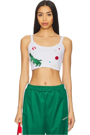 Fiorucci TOP DÉBARDEUR CROPPED MULTIPATCH DINOSAUR in .