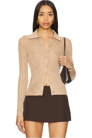 ALICE+OLIVIA Nealie Ribbed Polo in .