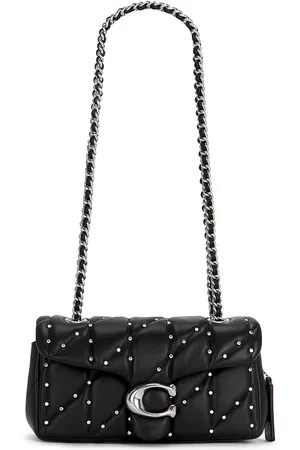 Coach SAC À MAIN CRYSTAL RIVETS QUILTED TABBY 20 in .