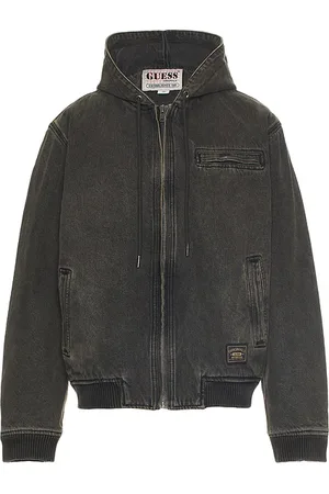 Guess SWEAT À CAPUCHE SANDED DENIM in .