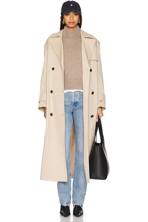 THEORY Oversized Double Button Trench in .