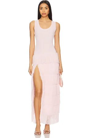 AKNVAS Donzetta Knit Fringe Dress in .