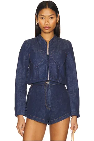 Fiorucci BLOUSON EN JEAN DOUBLE HEART in .