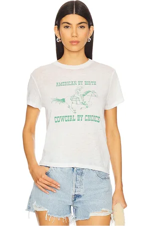 RE/DONE T-SHIRT COWGIRL in .
