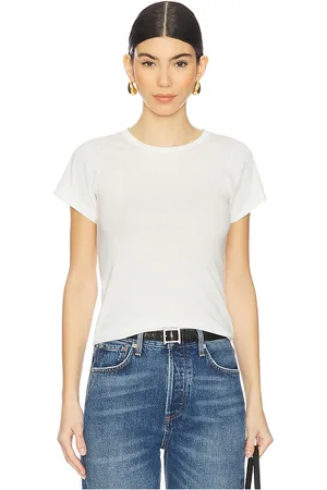 ÉTERNE Fitted Crewneck Short Sleeve Top in .