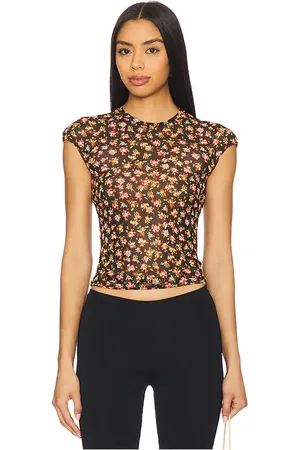 AFRM Nina Top in Pink,Black.