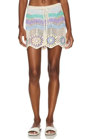 Capittana MINI-JUPE EN CROCHET VIVI in .