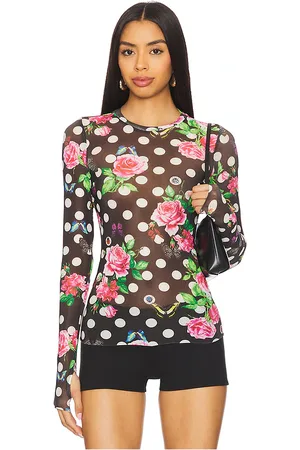 AFRM Kaylee Top in Black,Pink.