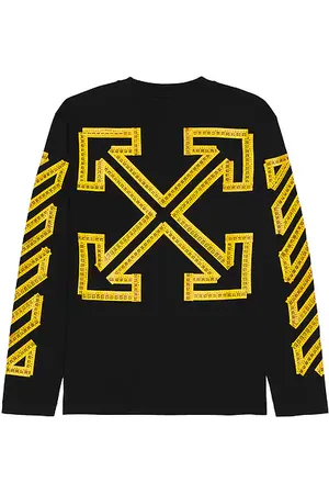 OFF-WHITE Tape Arrow Skate Long Sleeve Tee in .