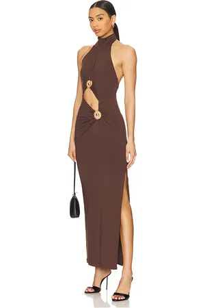 Bardot Neve Collar Maxi Dress in .