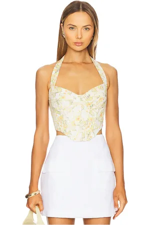 Bardot Pollie Halter Corset Top in .