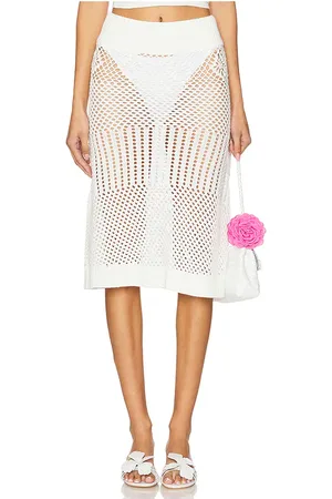 Frankies Bikinis JUPE MIDI CROCHET ORCHARD in .