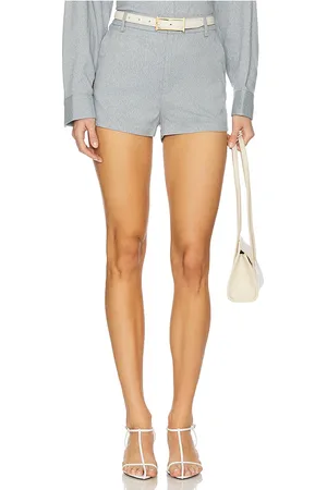 Gestuz SHORT TAILLE HAUTE PAULIA in Slate,Blue.