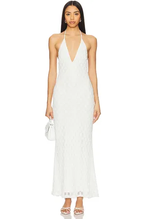 Bardot X REVOLVE Adoni Halter Mesh Midi Dress in .