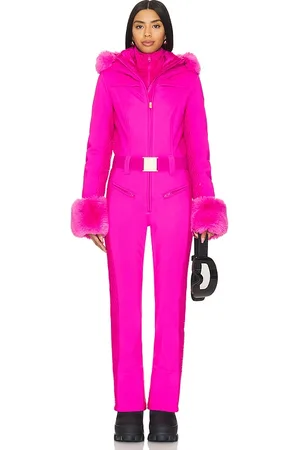 Goldbergh Angele Softshell Ski Suit With Fur Cuffs in .