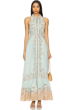 HEMANT AND NANDITA Long Shirt Dress With Buckle Belt in .