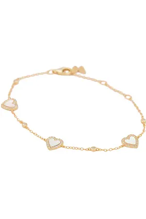 By Adina Eden BRACELET EDEN PAVE HEART in .